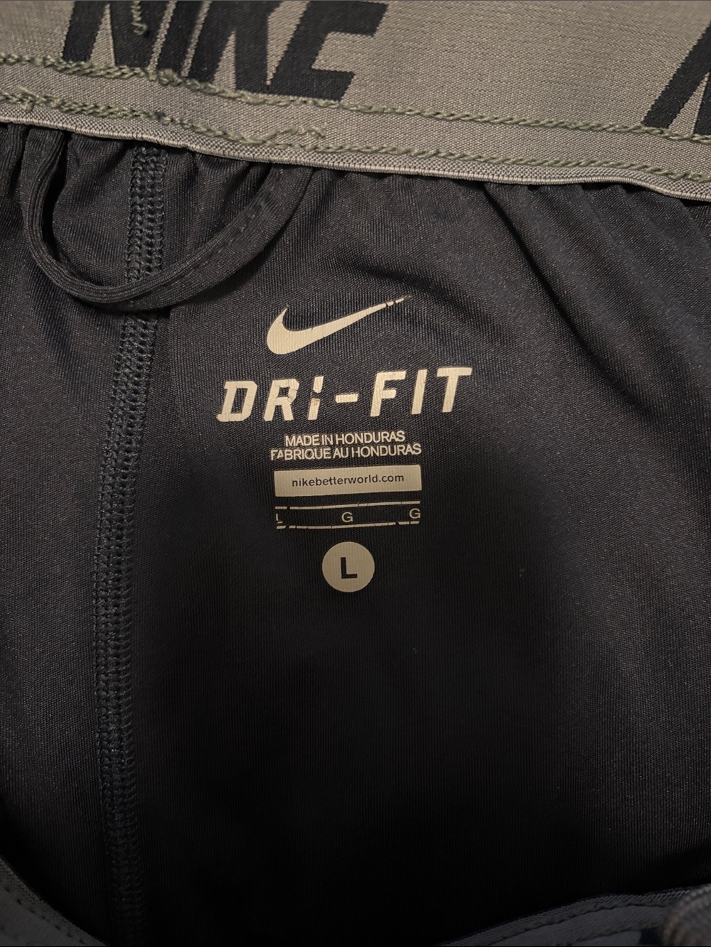 Nike Dri-fit Men’s Navy Athletic Training Shorts. Size Large. - Picture 3 of 4